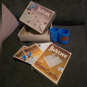 Milton Bradley | Vintage Yahtzee Dice Game Set 1970s-1980s